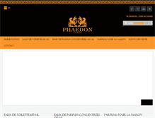 Tablet Screenshot of phaedonparis.com